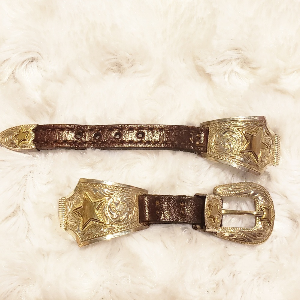 Engraved Star Watch Band BC Silversmiths